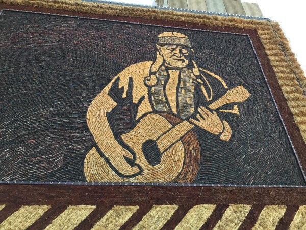 Willie Nelson in corn